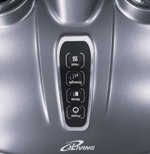 Masajeador de pies multifuncional iLiving ILG-928 con calor, shiatsu y compresión de aire – Amasado profundo y ajuste personalizado para alivio del dolor y relajación miniatura 7