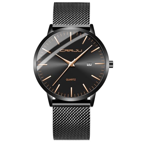 Opiniones y reviews de Reloj Marc Jacob , tabla con los diez mejores. 46 CRRJU - Reloj de pulsera para hombre, estilo minimalista, casual, de lujo, con fecha automática, movimiento japonés, de cuarzo, resistente al agua, para hombre, acero inoxidable,...