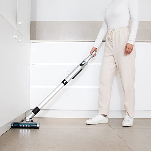 Cecotec Aspirapolvere Scopa Elettrica Senza Fili Ultraleggero Scoba 2100 Jalisco, Potenza Di 210W E 20Kpa, Motore Brusless Digitale, Autonomia 40 Min, Tubo E Spazzola Jalisco Motorizzati, 2 Accessori - 5