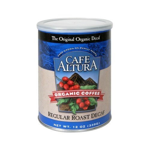 Cafe Altura Regular Roast Decaf Coffee, Pack of 2