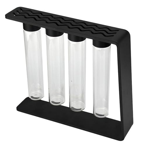 Contenedor para café con 4 tubos de vidrio