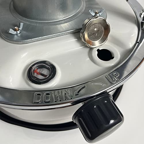 Generico Fornello a Cherosene Portatile Senza Fumo, Stufa a Cherosene, Stufa a Cherosene Portatile da Campeggio con bruciatore a Cherosene Bred/Nero/Rosso-4,6L (A Rosso)