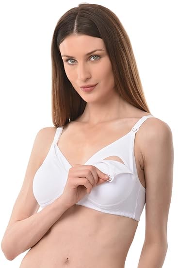 vanila Women's Cotton Multicolor Full Cup Non Padded Feeding Bra|Nursing Bra|Maternity Bra Combo|Full Coverage with Front Opening-picture-0
