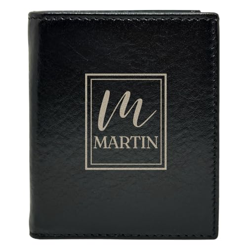 Personalized Men Wallet, Custom Wallets for Men, Gifts for Christmas, Groomsmen's Birthday, Valentines Day, Father's Day and Anniversary, Gift For Him, Dad, Boyfriend, Husband, Son