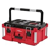 For Milwaukee 48-22-8425 100-Pound Capacity Polymer Packout Large Tool Box Length 22.1 in. Width 16.1 in.Height 11.3 in.