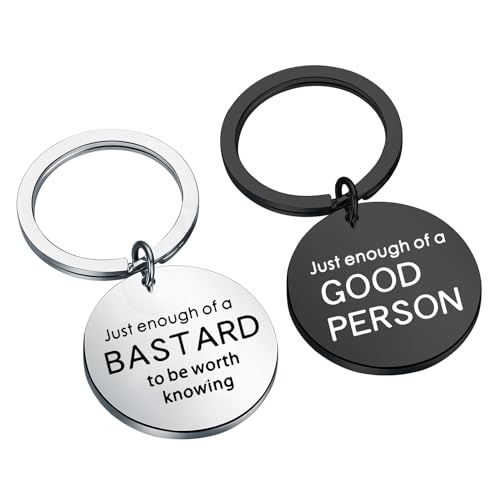 TV Show Gift British Fantasy Comedy Lover Gift Comedy TV Show Inspired Couple Keychain