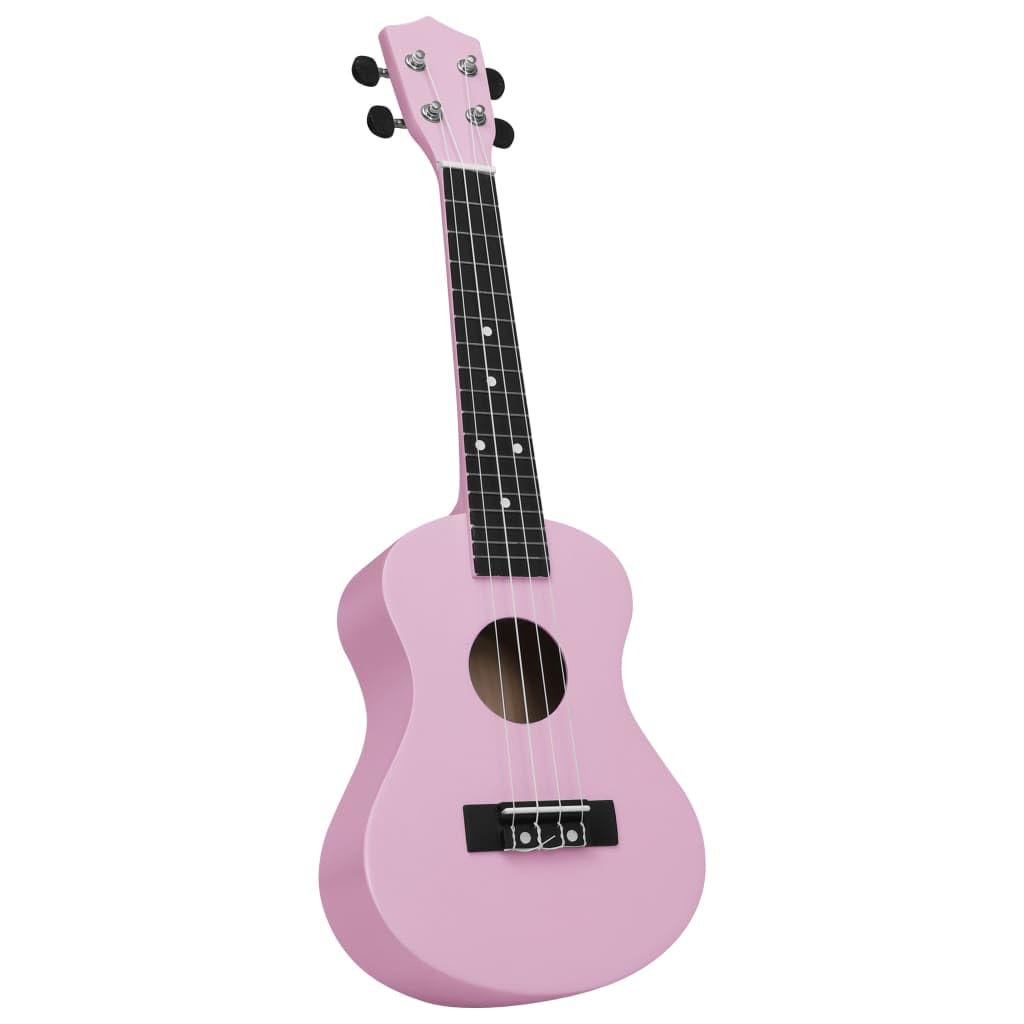 VidaXL Ukulélé soprano avec sac pour enfant Rose 23"