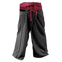 Algopix Similar Product 16 - Unisex 2 Tone Thai Fisherman Pants Yoga