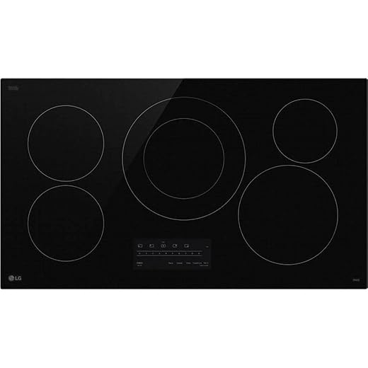LG CBEW3613BE 36 inch Black 5 Element Smart Smoothtop Cooktop