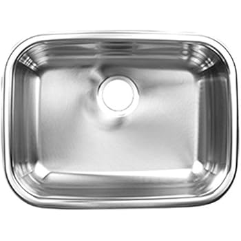 Kindred Rsu1723 208k Reginox Undermount Single Bowl Stainless Steel Kitchen Sink Silk Amazon Com