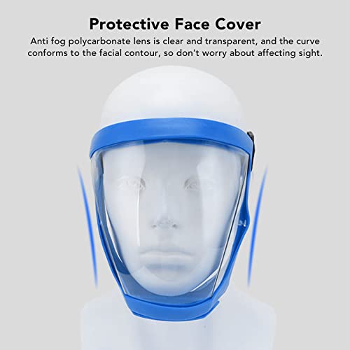 Escudo Facial Protetor, 2pcs Capa Protetora Facial Cinto Elástico Seguro Protetor Facial Reutilizáve