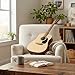 Fender Dreadnought Acoustic Guitar - Natural Bundle with Gig Bag, Tuner, Strings, Picks, and Austin Bazaar Instructional DVD
