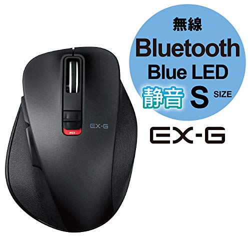 エレコム ワイヤレスマウス 静音 Bluetooth 握りの極み Sサイズ 5ボタン ブラック M-XGS10BBSBK 41sb69Ue4DL.jpg