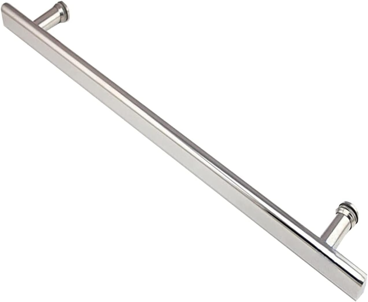 Polished Chrome Shower Door Handle & Pulls Replacement Set | Glass Towel Bar & Sliding Knob for Easy Access & Modern Bathroom Upgrade (440mm)