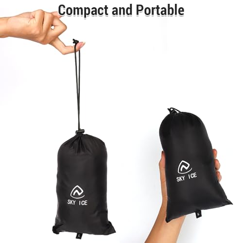 Watertight Down Slipper Boots – Lightweight Down Socks with Anti Slip Soles, 90% White Duck Down Fill, Elastic Cuffs for Indoor & Outdoor Use3