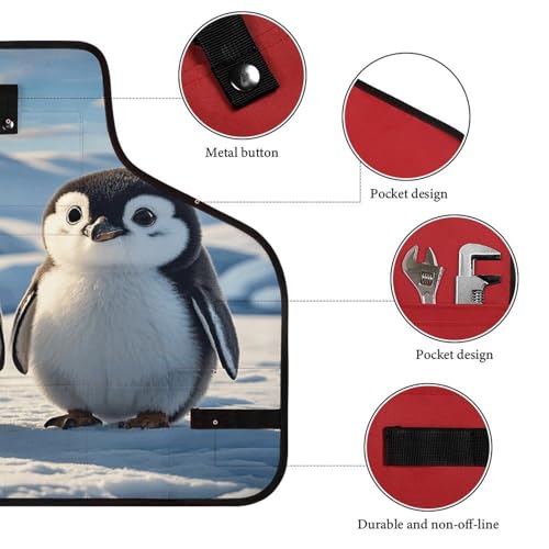 Delantal para Herramientas con Diseño de Pingüinos miniatura 3