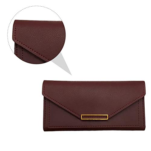 Valicclud carteira feminina retrô bolsa clutch envelope bolsa de mão PU bolsa de mão para presentes