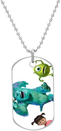 Monsters Inc Custom Oval Dog Tag Pet Tag Cat Animal Tag