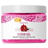 SPA REDI Exfoliating Scrub Gel – Dual-Action Pedicure Treatment for Callus Removal & Hydration, The One-Step Pedi Transformation for a 'Wow' Transformation Without Irritation 16 Oz