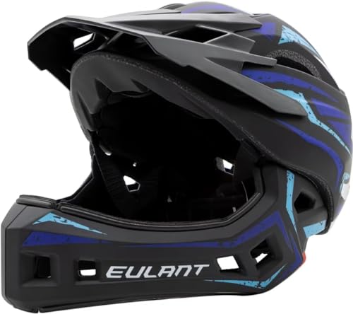 Save %21 Now! EULANT Childrenâs Full Face Helmet with Chin Guard, Bicycle Helmet for Girls and Boy...