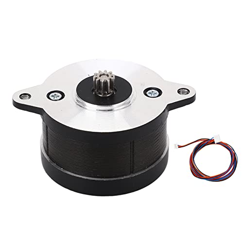 LIYJTK 36mm Stepper Motor 2 Phase Round Pancake Motor 3D Printer Extruder