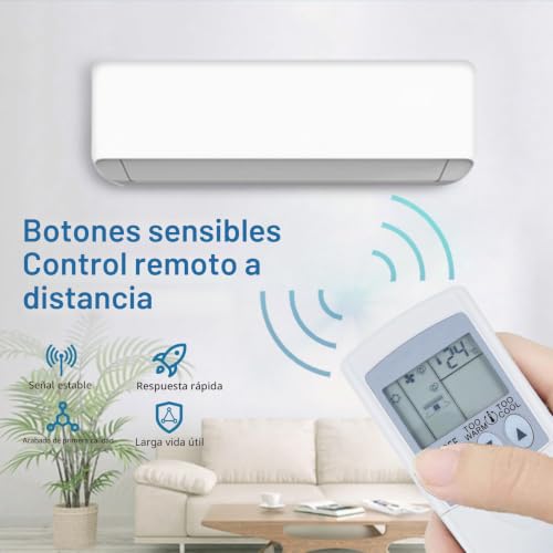 Miniatura 2 de Wkolf Nuevo Juego De Reemplazo De Control Remoto Kd06es Para Aire Acondicionado Mitsubishi A C Km05e Kd07bs Kp07bs Kp06ds Msz-Ge35va Msz-Ge42va Msz-Ge50va Msz-Ge25va Msz-Ge33va Msz-Ga50va Msz-Ga60va