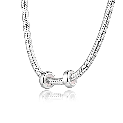 GW Stopper Charms 925 Sterling Silver Round Rondelle Spacer Beads for Charm Bracelets for Women2