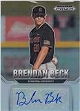 Baseball Trading Card 2022 Panini Prizm Draft Picks Autographs #58 Brendan Beck EX/NM Auto