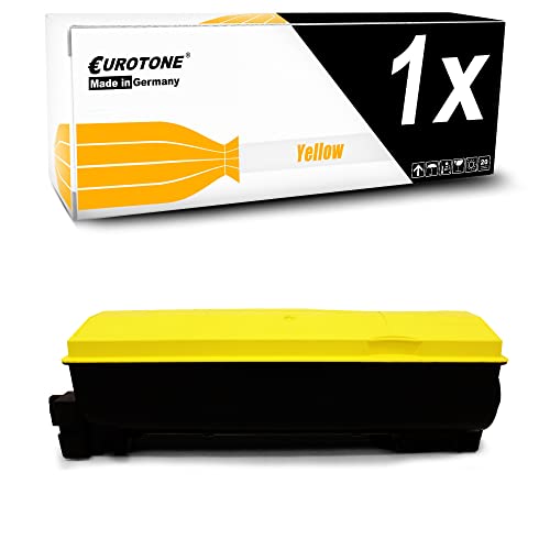 Toner TK-570Y Eurotone pour Kyocera Ecosys P7035cdn haute capacité couleur jaune stable