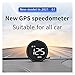 Car Electronics G1 HUD Car Accessories Heads Up Display GPS Model Car Speed LCD Digital Display KM/h MPH Speed Auto Diagnostic Tools(G1 White)