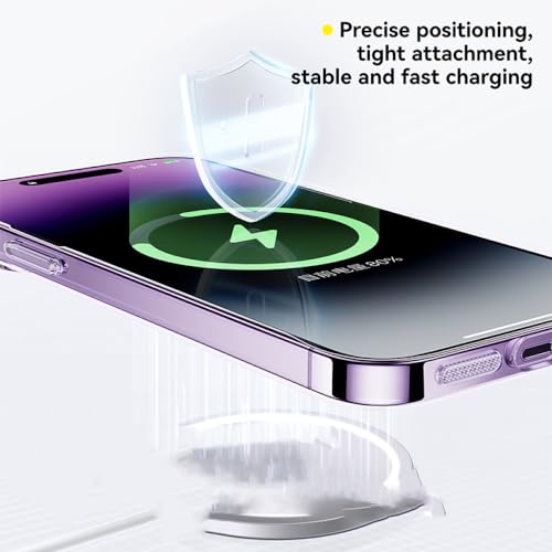 Coque magnétique transparente pour iPhone 15 Pro Max housse de protection - 4