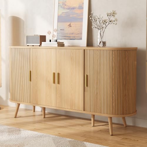 Aparador buffet 150 cm Kredenz para optimizar pasillos estrechos y salones 5