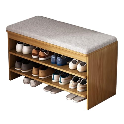 Banc de rangement à chaussures rembourré pour organiser votre couloir