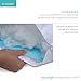 BLISSBURY Adjustable Water Pillow - Waterbase and fiberfill Stuffing Adjust to Help Side Sleepers with Shoulder or Neck Pain.