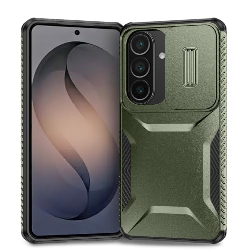 Coque Galaxy S26 antichoc robuste de protection Samsung S26 SM-S942U vert