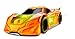 Produktbild Dickie Toys 203763002 - Lightstreak Racer, Rennauto mit Friktionsantrieb, mit Licht- und Soundfunktion, 20cm Orange