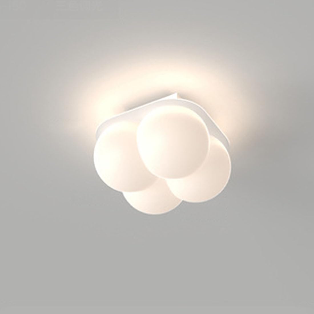 Candelabro de 120 cm con burbujas de diseño creativo estilo crema para techo de comedor