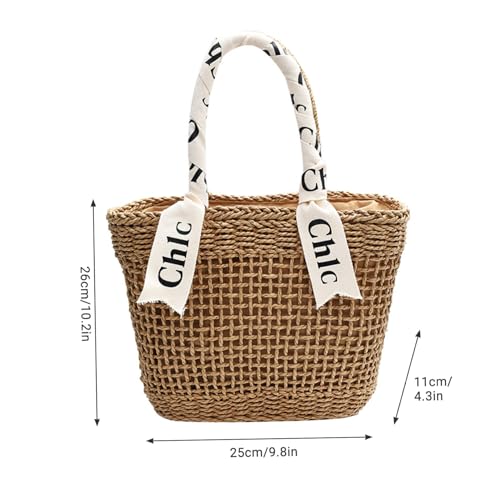 Monedero de rafia mini en tono caqui ideal para tus días de playa y vacaciones de verano 7