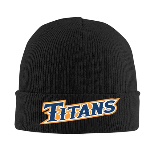 Cal State Fullerton Titans Beanie Hat for Men and Women Winter Warm Hats Knit Slouchy Thick Skull Cap Black