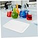 LOEFLIFA 4Pcs Chemical Resistant Laboratory Trays Acid Alkali Resistant Plastic Serving Trays Spill Reagent Plates for Scientific Experiments Educational and Industrial Use