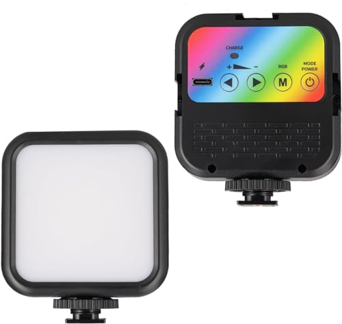 Luz de video RGB portátil con 70 LED, compatible con FUJIFILM