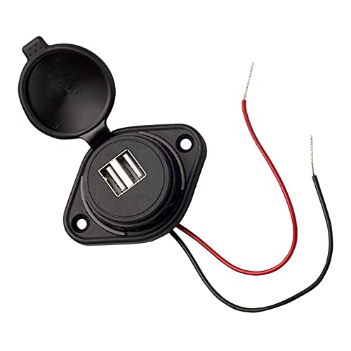Cargador USB dual de montaje en superficie Magnadyne AUX-USB-SMD4DC 4.8A