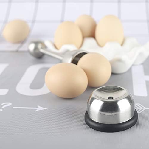 Endurance Egg Piercer Set of 2 Egg Piercer Stainless Steel with Egg Cutter for Hard Boiled Eggs for Kitchen Bakery (BLACK)