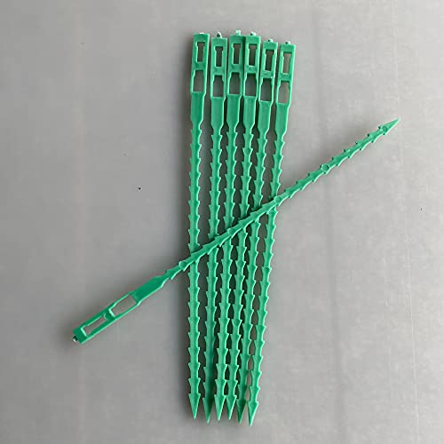 Sunkizzrs® 50Pcs 170mm Plastic Gardening Clips Plant Ties Plastic Climbing Support Garden Plant Tie