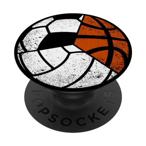 Volleyball Soccer Basketball Player Funny Ball Sport PopSockets Standard PopGrip