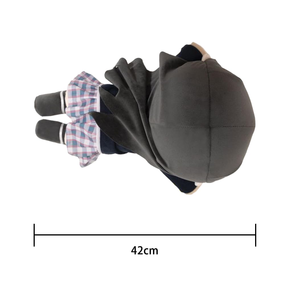 Zhongkaihua Yukinoshita Yukino Plüschkissen Yukinoshita Yukino Plüschfigur, 42 cm, Anime, weich, gefüllte PP-Baumwolle, pelziges Kissen, Weihnachten, Heimdekoration, Ornament