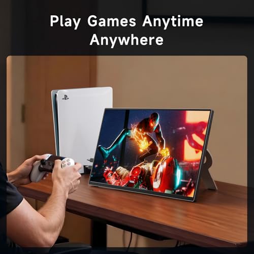 AYY Portable Monitor 18.5 Inch 100Hz 100% sRGB Connectivity