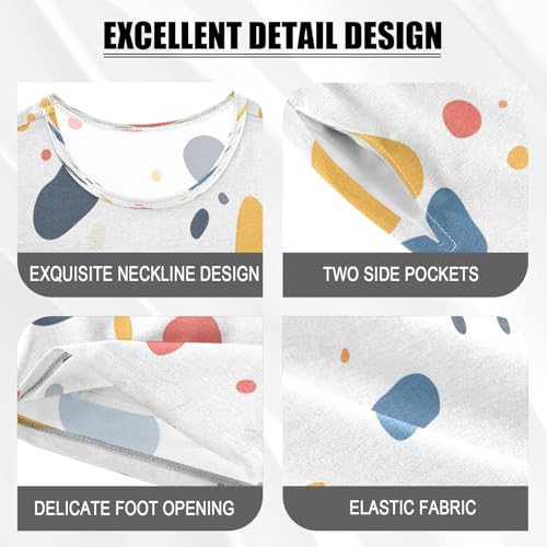 senya Short Sleeve Pajamas Sets Summer Cotton Sleepwear Red Orange Spot4