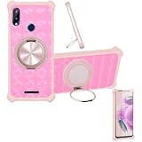 Custodia per Krip K56 Case Phone Cover Custodia [ con 9H HD Vetro Temperato][Supporto ad Anello a 360°, Magnetico] CX-30-FEN