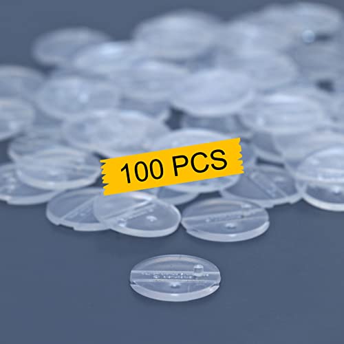 Image of 100PCS Action Figure Support Stand with Peg, 6 inch Figures Toy Display Stands Holder Bases, Compatible with 1 /12 Mavel Legends Series /GiJeo Classified Series /D C /Mo tu Models